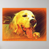 English Setter Jagdhund Poster (Vorne)