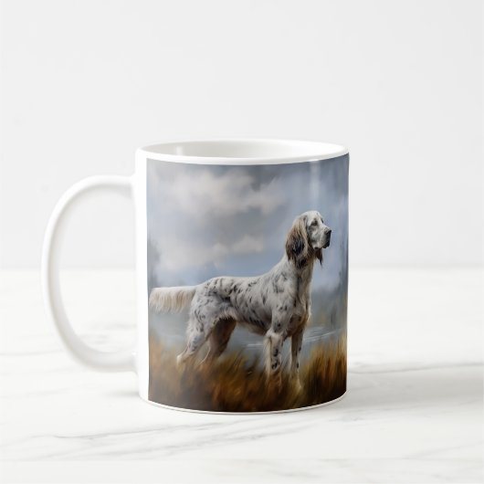 English Setter Kaffeetasse (Links)