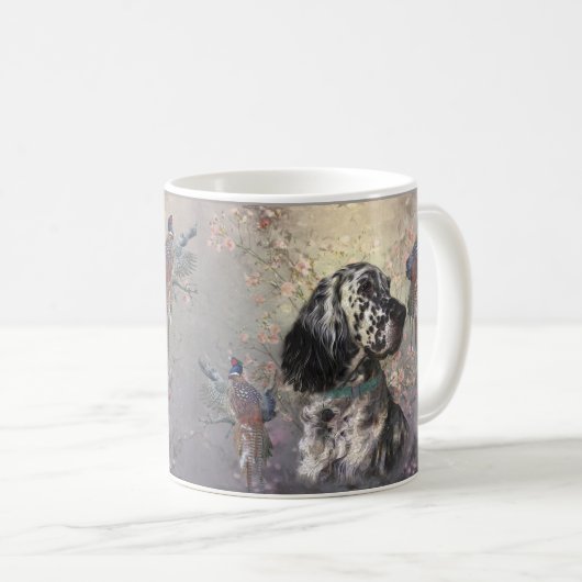 English Setter Kaffeetasse (VorderseiteRechts)