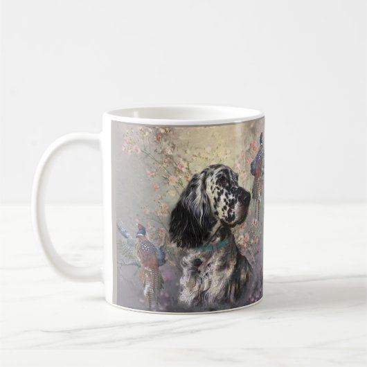 English Setter Kaffeetasse (Links)