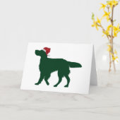 English Setter Karte (Gelbe Blume)