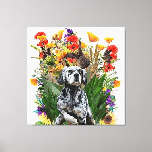 English Setter Leinwanddruck (Vorderseite)