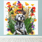 English Setter Leinwanddruck (Insitu (Holzboden))