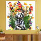 English Setter Leinwanddruck (Insitu (Wohnzimmer))