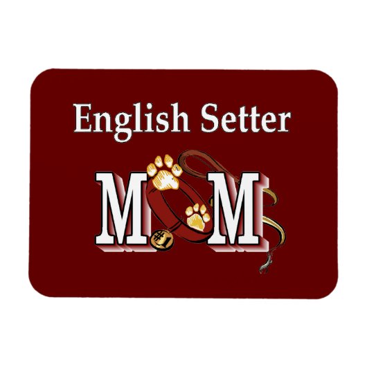 English Setter Mom Ohrts Magnet (Horizontal)