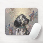 English Setter Mousepad (Mit Mouse)
