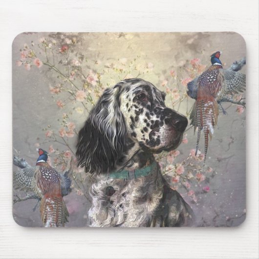 English Setter Mousepad (Vorne)
