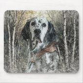 English Setter  Mousepad (Vorne)