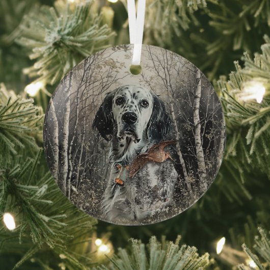 English Setter Ornament Aus Glas (InSitu)
