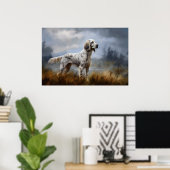 English Setter Poster (Heimbüro)