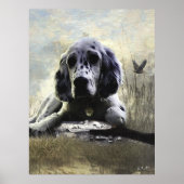 English Setter Poster (Vorne)