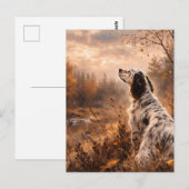 English Setter Postkarte (Vorne/Hinten)