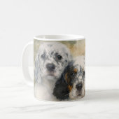 English Setter Puppies Kaffeetasse (Vorderseite Links)