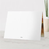 English Setter Puppy Autumn Delight Pumpkin Karte (Rückseite)