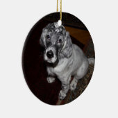 English Setter Puppy Keramik Ornament (Rechts)