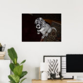 English Setter Puppy Poster (Heimbüro)