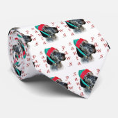 English Setter Santa Paws Krawatte (Gerollt)