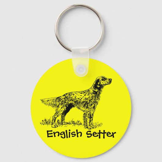 English Setter Schlüsselanhänger (Vorderseite)