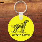English Setter Schlüsselanhänger (Vorderseite)