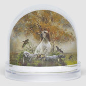 English Setter Schneekugeln (Vorderseite)