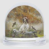 English Setter Schneekugeln (Rückseite)