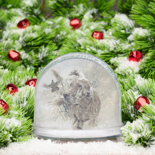 English Setter Schneekugeln (Weihnachten)