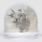 English Setter Schneekugeln (Rückseite)