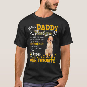 English Setter Sehr geehrter Daddy Danke, dass du  T-Shirt
