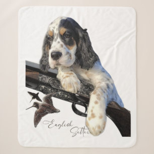 English Setter, süßer Welpe Coffee Mug Flask Tote Sherpadecke
