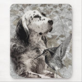 English Setter T - Shirt Trucker Hat Button Keycha Mousepad (Vorne)