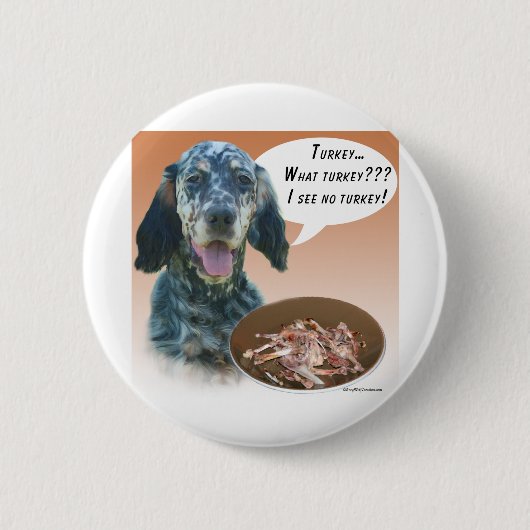 English Setter Türkei Button (Vorderseite)