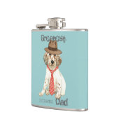 English Setter Vater Flachmann (Links)