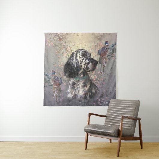 English Setter Wandteppich (Beispiel)