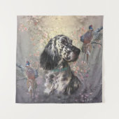 English Setter Wandteppich (Vorderseite)