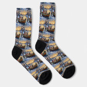 English Setter Weihnachtsboot Urlaub Socken (Rechts)