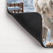 English Setter Winter Wonderland Christmas Joy Mousepad (Ecke)