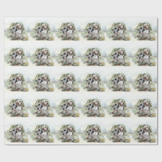English Setters Geschenkpapier (Flach)