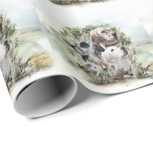 English Setters Geschenkpapier