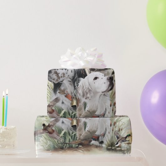 English Setters Geschenkpapier (Partygeschenke)