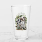 English Setters Glas (Rückseite)