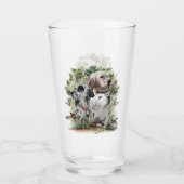 English Setters Glas (Vorderseite)