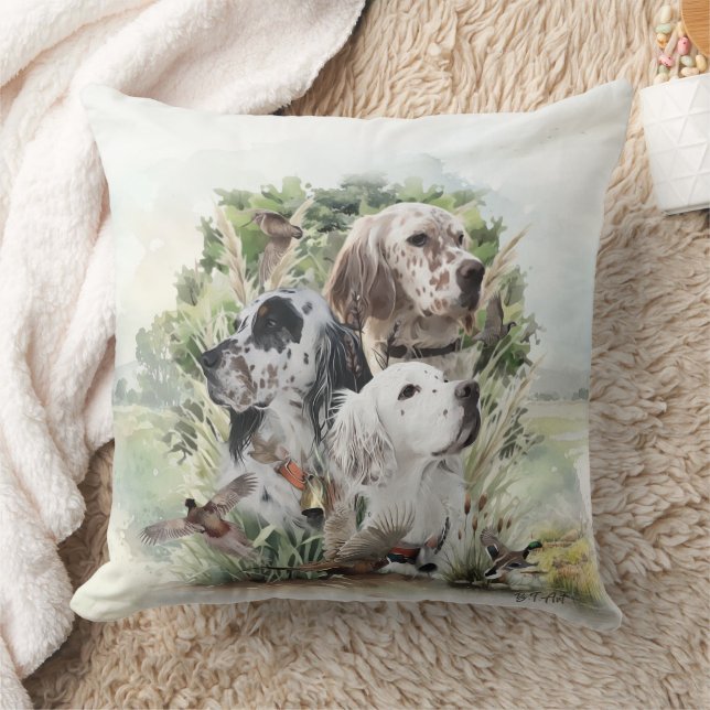 English Setters Kissen (Decke)