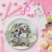 English Setters Pappteller (Party)