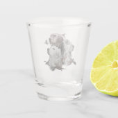 English Setters Schnapsglas (Rückseite)