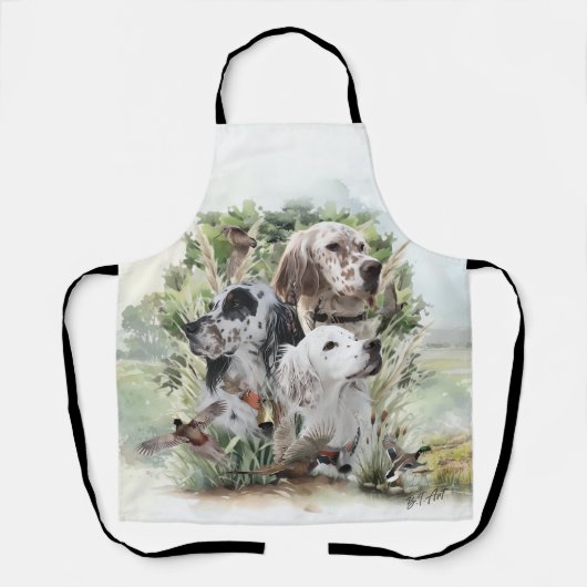 English Setters Schürze (Vorderseite)