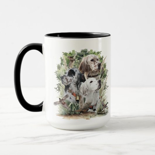 English Setters Tasse (Links)