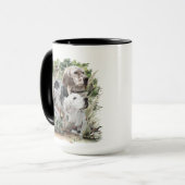 English Setters Tasse (Vorderseite Links)