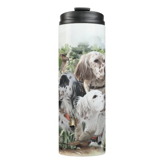 English Setters Thermosbecher (Vorderseite)