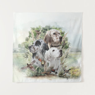 English Setters Wandteppich