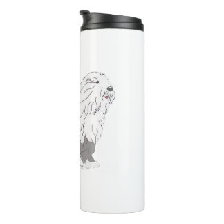 English Sheepdog Thermosbecher